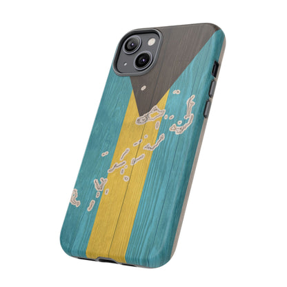 Bahamas Flag Phone Map Case Protective Tough Cover Flag of Bahamas Samsung Bahamian Pride Hard Plastic Back Bahamas Flag Cover