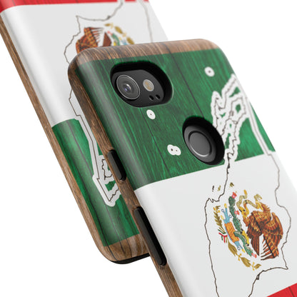 Phone Case, Mexican Flag Tough Case, Patriotic Mexico Phone Cover, Rugged Phone Protector, National Flag Phone Sleeve, Cinco de Mayo Gift