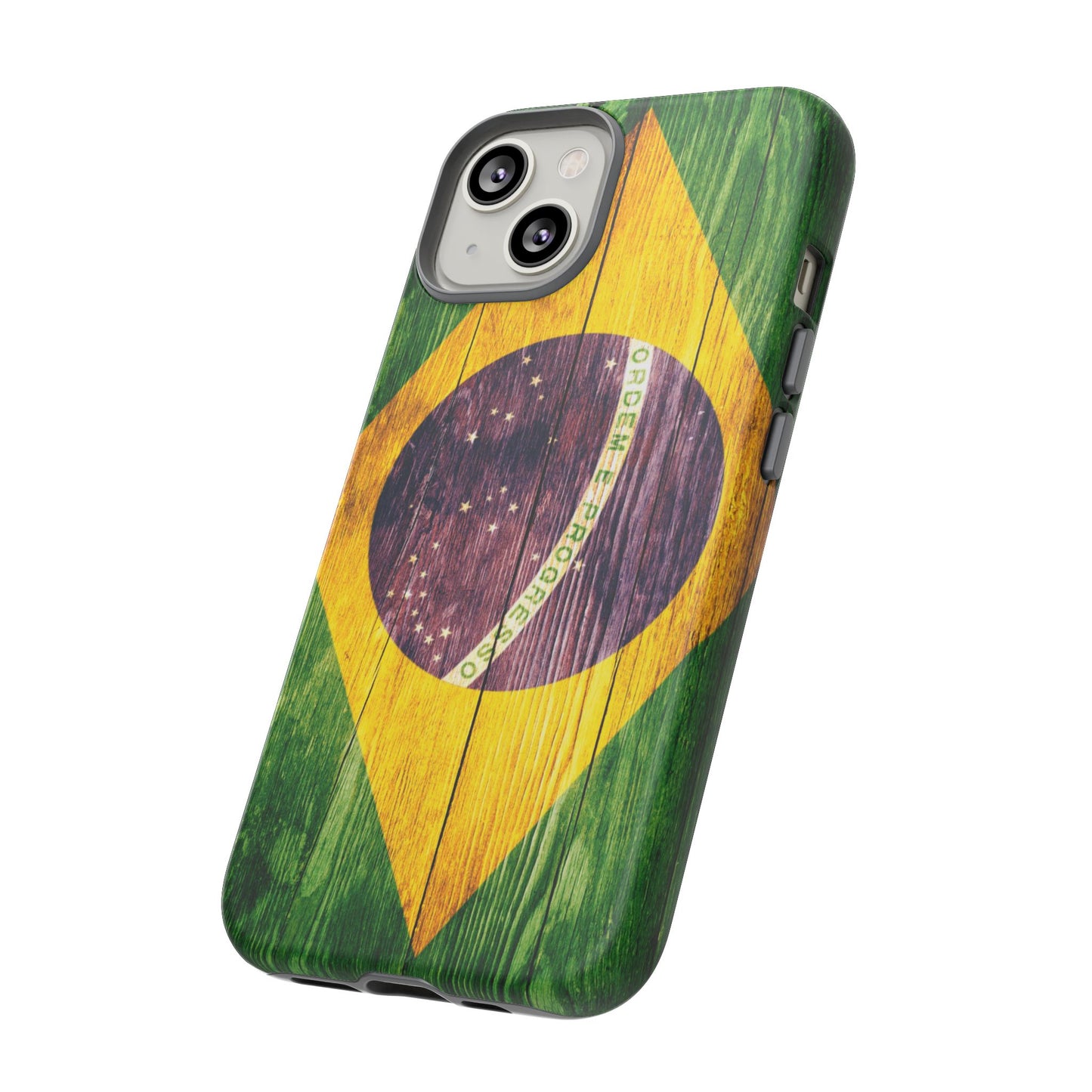 Brazil Phone Case Protective Tough Cover Flag of Brazil Samsung Brazilian Pride Hard Plastic Back Brazil Flag Cover IPhone Souvenir Gift Protective Case