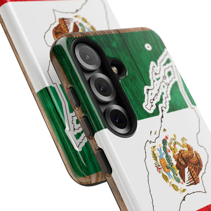 Phone Case, Mexican Flag Tough Case, Patriotic Mexico Phone Cover, Rugged Phone Protector, National Flag Phone Sleeve, Cinco de Mayo Gift