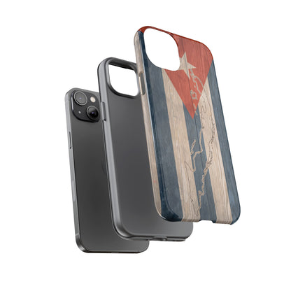 Phone Case Cuban Flag iPhone Case Protective Tough Cover Flag of Cuba Samsung Galaxy Cuban Pride Huawei P40 Lite Hard Plastic Back