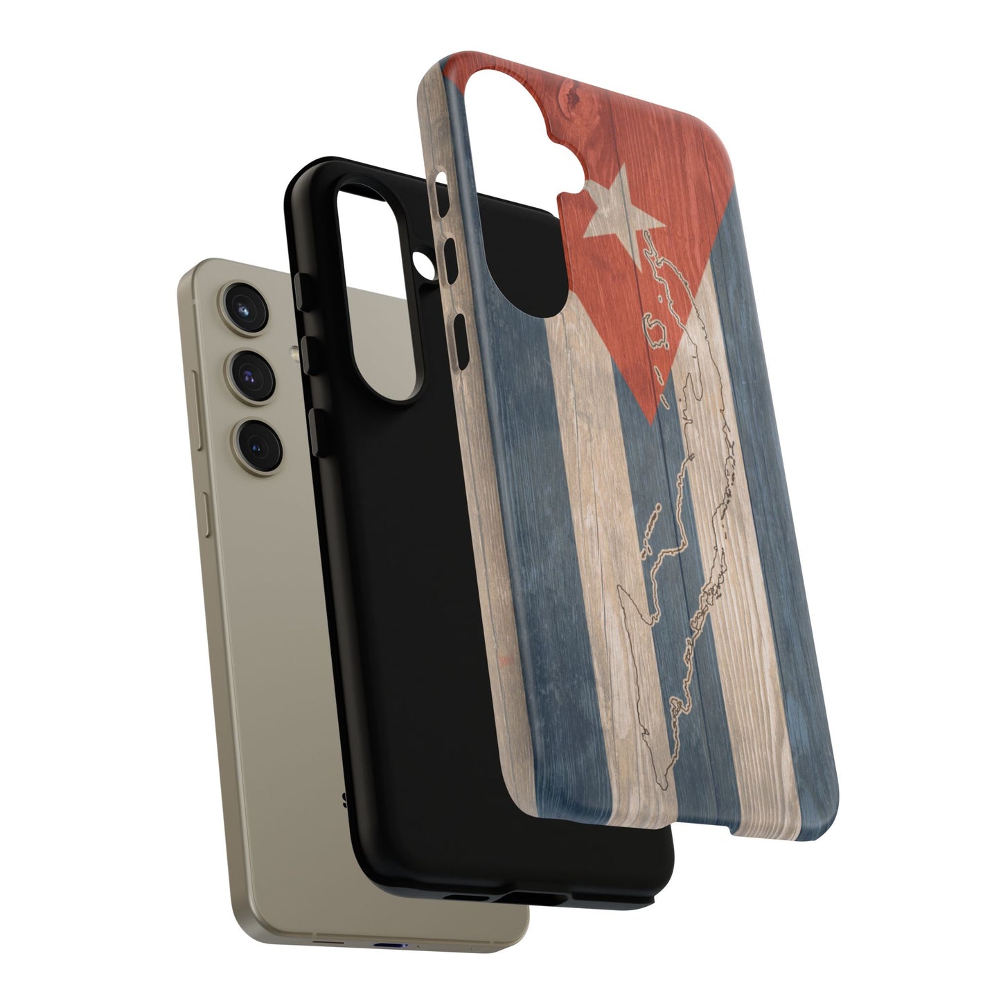 Phone Case Cuban Flag iPhone Case Protective Tough Cover Flag of Cuba Samsung Galaxy Cuban Pride Huawei P40 Lite Hard Plastic Back