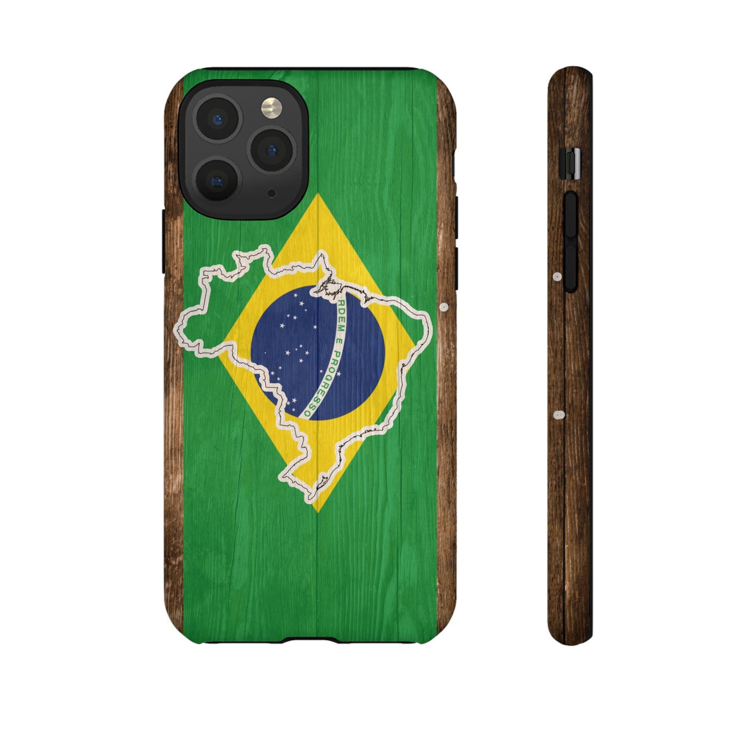 Brazil Flag Phone Map Case Protective Tough Cover Flag of Brazil Samsung Brazilian Pride Hard Plastic Back Brazil Flag Cover