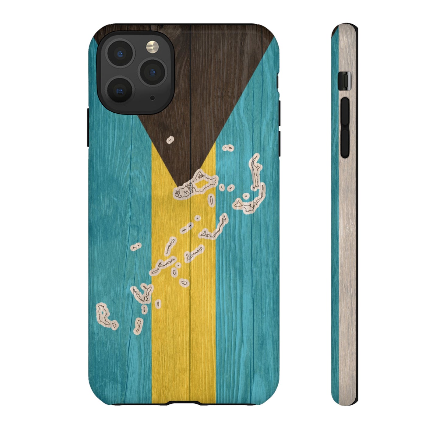Bahamas Flag Phone Map Case Protective Tough Cover Flag of Bahamas Samsung Bahamian Pride Hard Plastic Back Bahamas Flag Cover