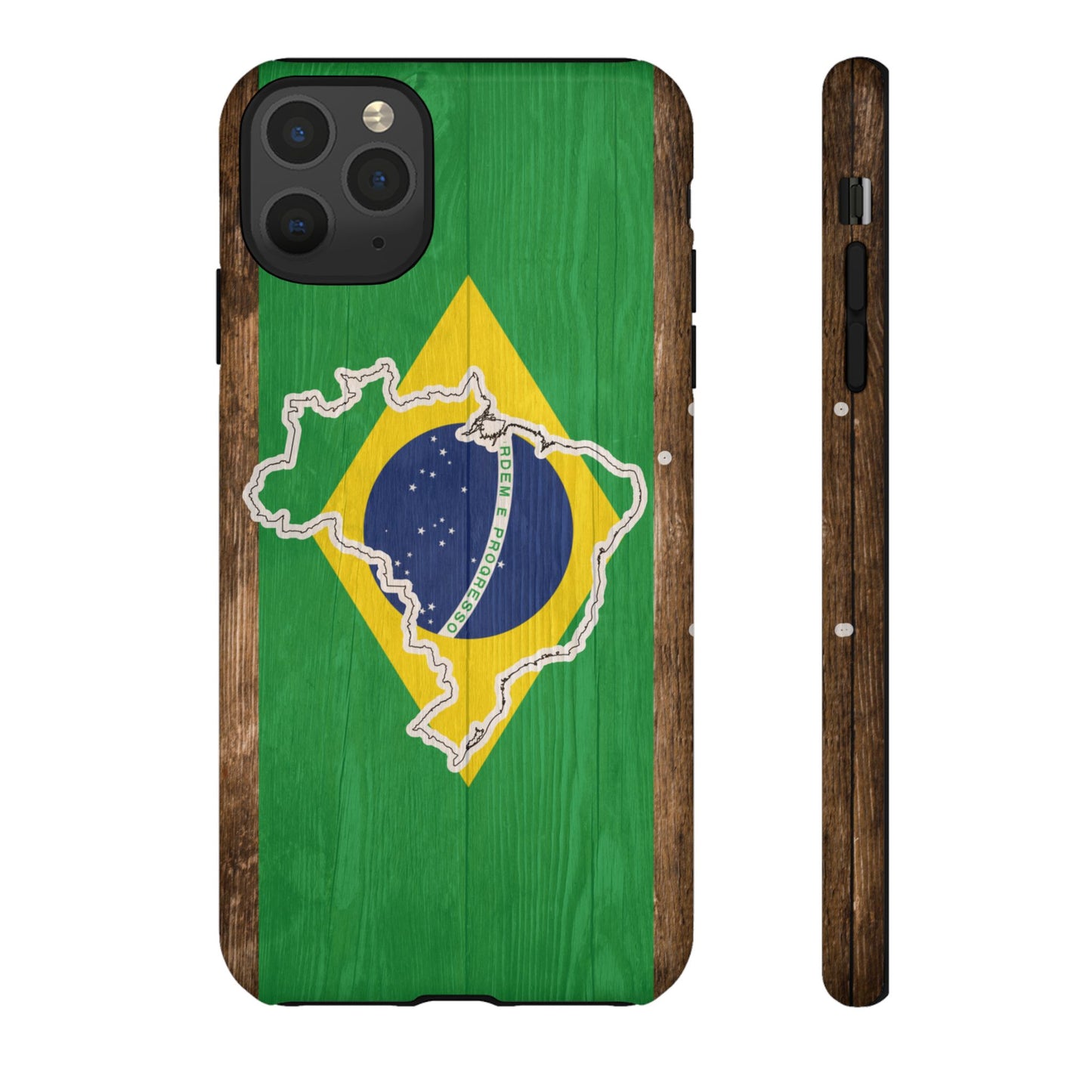 Brazil Flag Phone Map Case Protective Tough Cover Flag of Brazil Samsung Brazilian Pride Hard Plastic Back Brazil Flag Cover