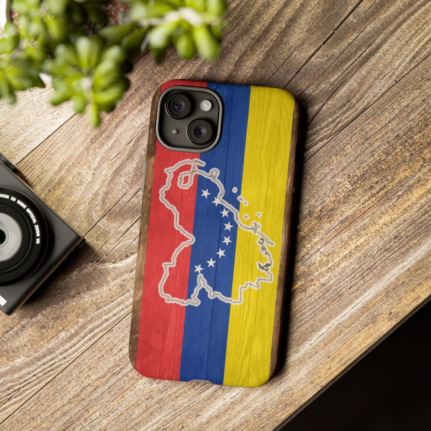 Venezuela Flag Phone Map Case Protective Tough Cover Flag of Venezuela Samsung Venezuelan Pride Hard Plastic Back Venezuela Map Cover