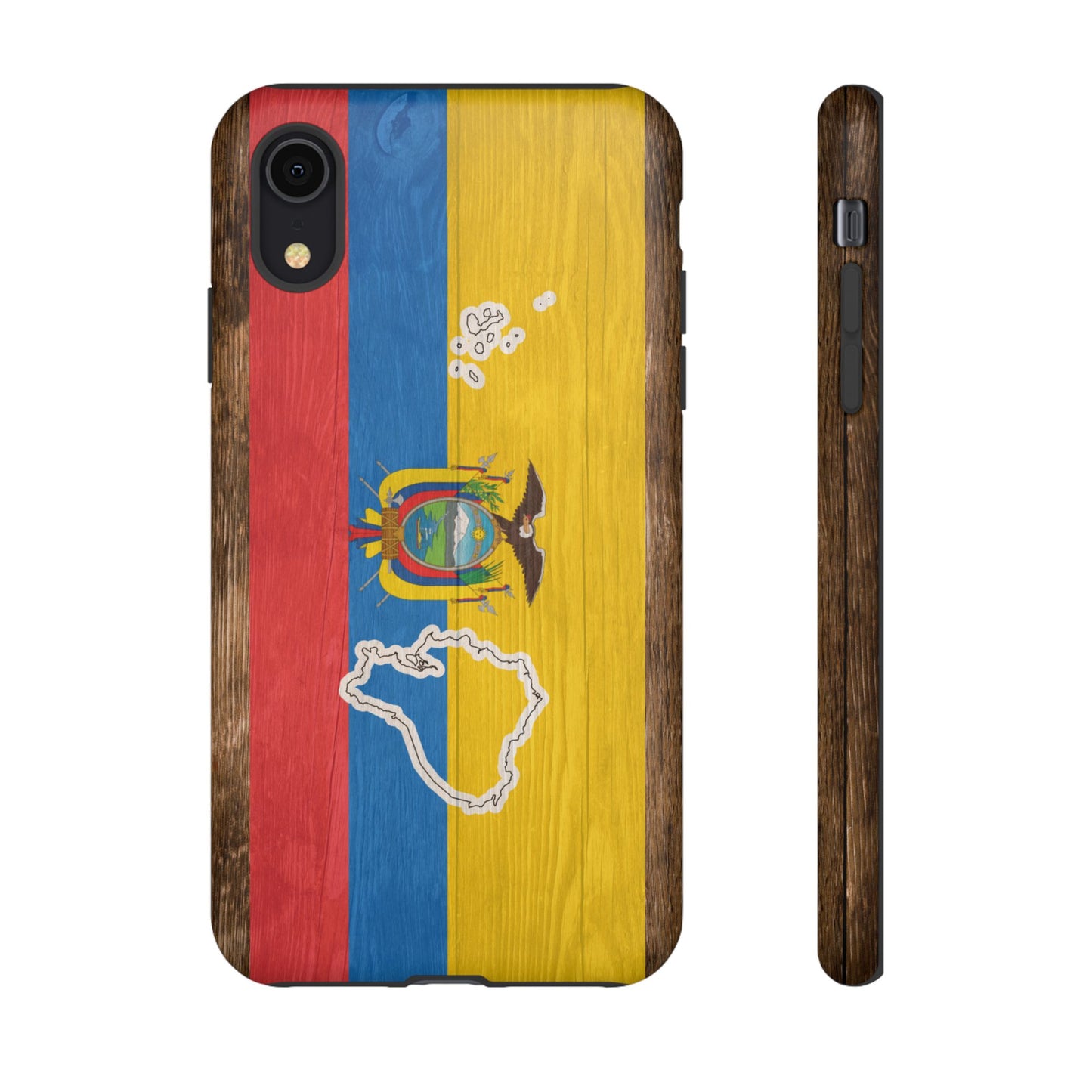 Ecuador Flag Phone Map Case Protective Tough Cover Flag of Ecuador Samsung Ecuadorian Pride Hard Plastic Back Ecuadorian Flag Cover