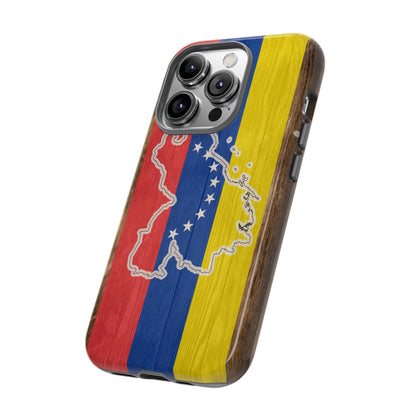 Venezuela Flag Phone Map Case Protective Tough Cover Flag of Venezuela Samsung Venezuelan Pride Hard Plastic Back Venezuela Map Cover