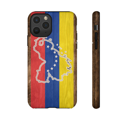 Venezuela Flag Phone Map Case Protective Tough Cover Flag of Venezuela Samsung Venezuelan Pride Hard Plastic Back Venezuela Map Cover