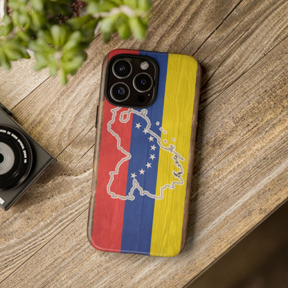 Venezuela Flag Phone Map Case Protective Tough Cover Flag of Venezuela Samsung Venezuelan Pride Hard Plastic Back Venezuela Map Cover