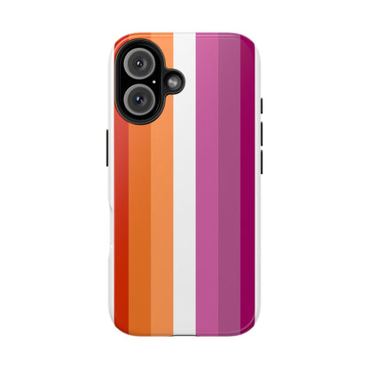 Lesbian Flag tough Impact-Resistant Phone Case