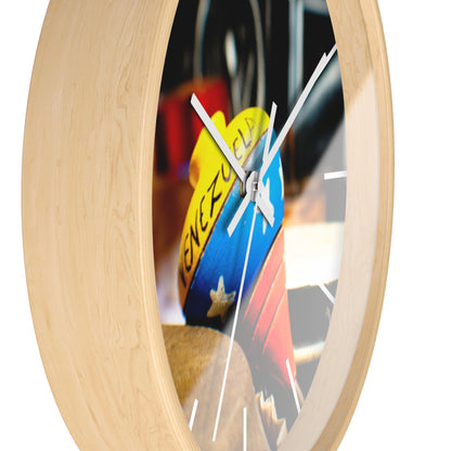 Venezuela Flag Wall Clock Unique Vibrant Wall Art Crafted with Premium Materials Great for Venezuelan Pride Venezuela Souvenir