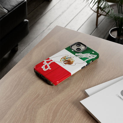 Phone Case, Mexican Flag Tough Case, Patriotic Mexico Phone Cover, Rugged Phone Protector, National Flag Phone Sleeve, Cinco de Mayo Gift