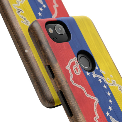 Venezuela Flag Phone Map Case Protective Tough Cover Flag of Venezuela Samsung Venezuelan Pride Hard Plastic Back Venezuela Map Cover