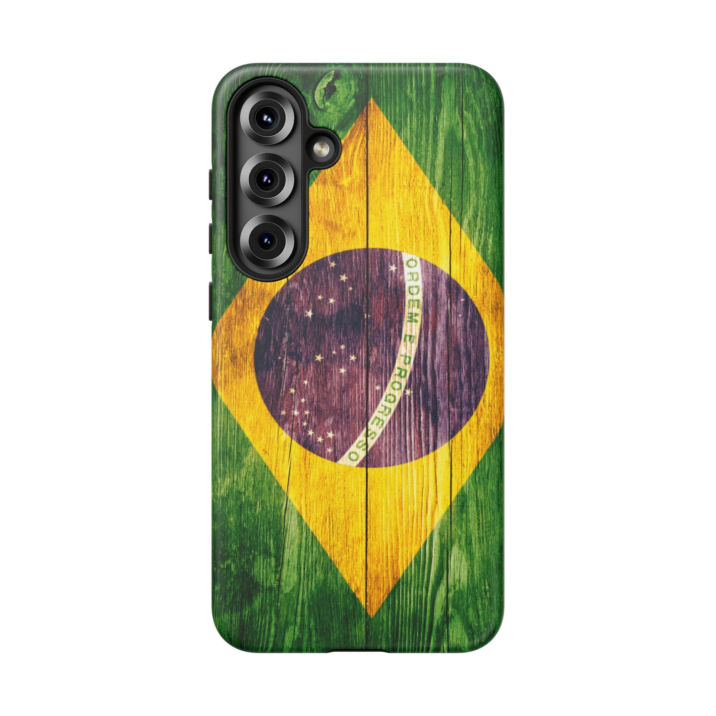 Brazil Phone Case Protective Tough Cover Flag of Brazil Samsung Brazilian Pride Hard Plastic Back Brazil Flag Cover IPhone Souvenir Gift Protective Case