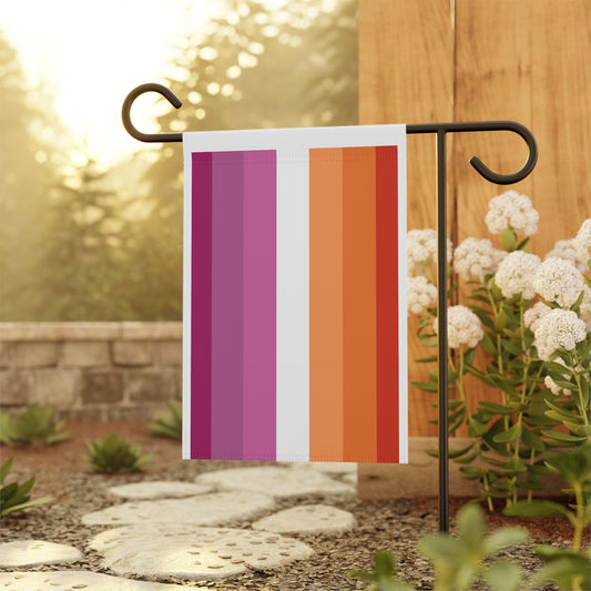 Lesbian Pride Garden Flag LGBTQ+ Rainbow Decor Empowerment Poster for Home or Office Inclusivity Gift Idea Gay Pride Outdoor Decor