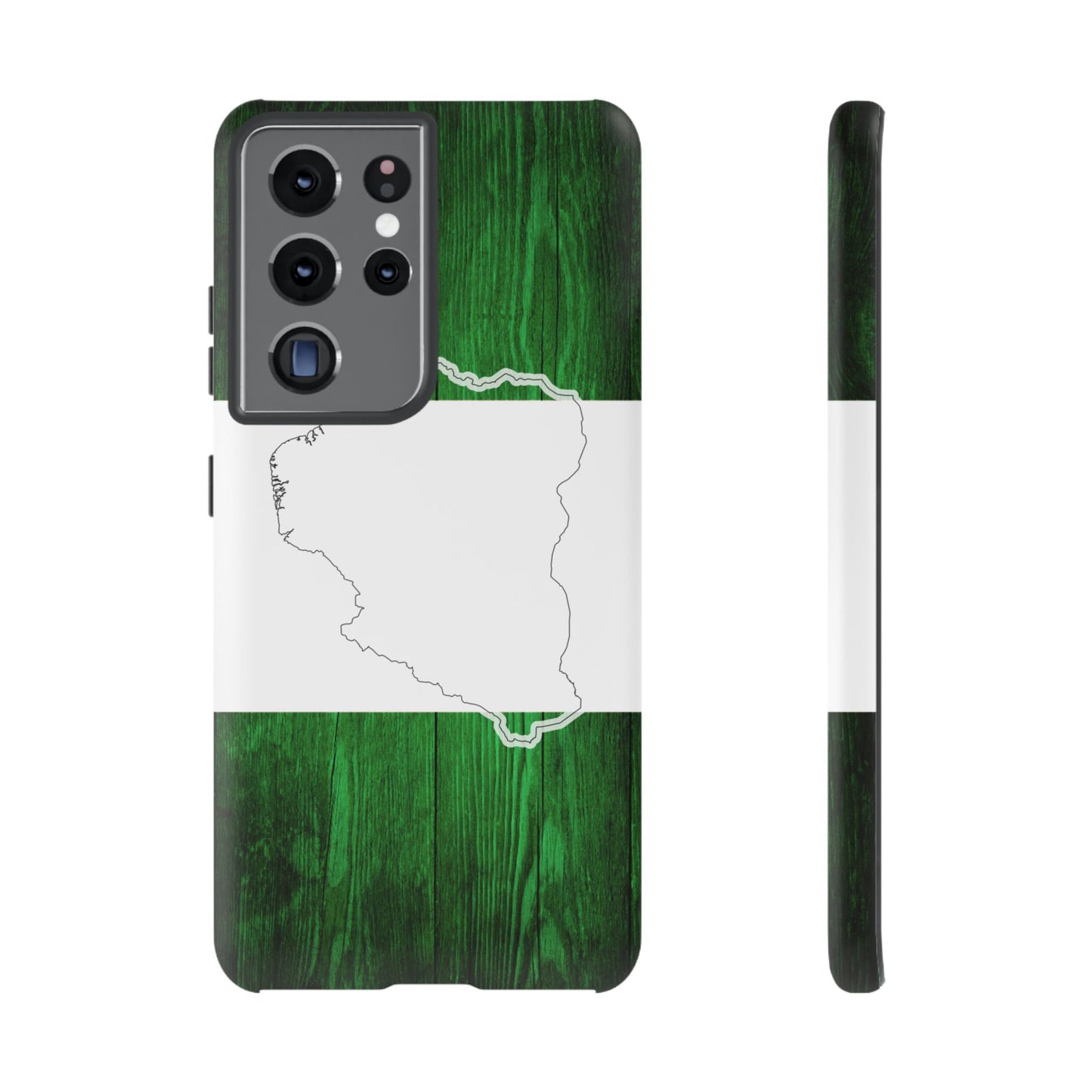 Nigeria Flag Phone Case, African Nation Protective Cover, Nigeria Pride Accessory, Tough Phone Case for Patriots, Nigerian Flag Mobile Case