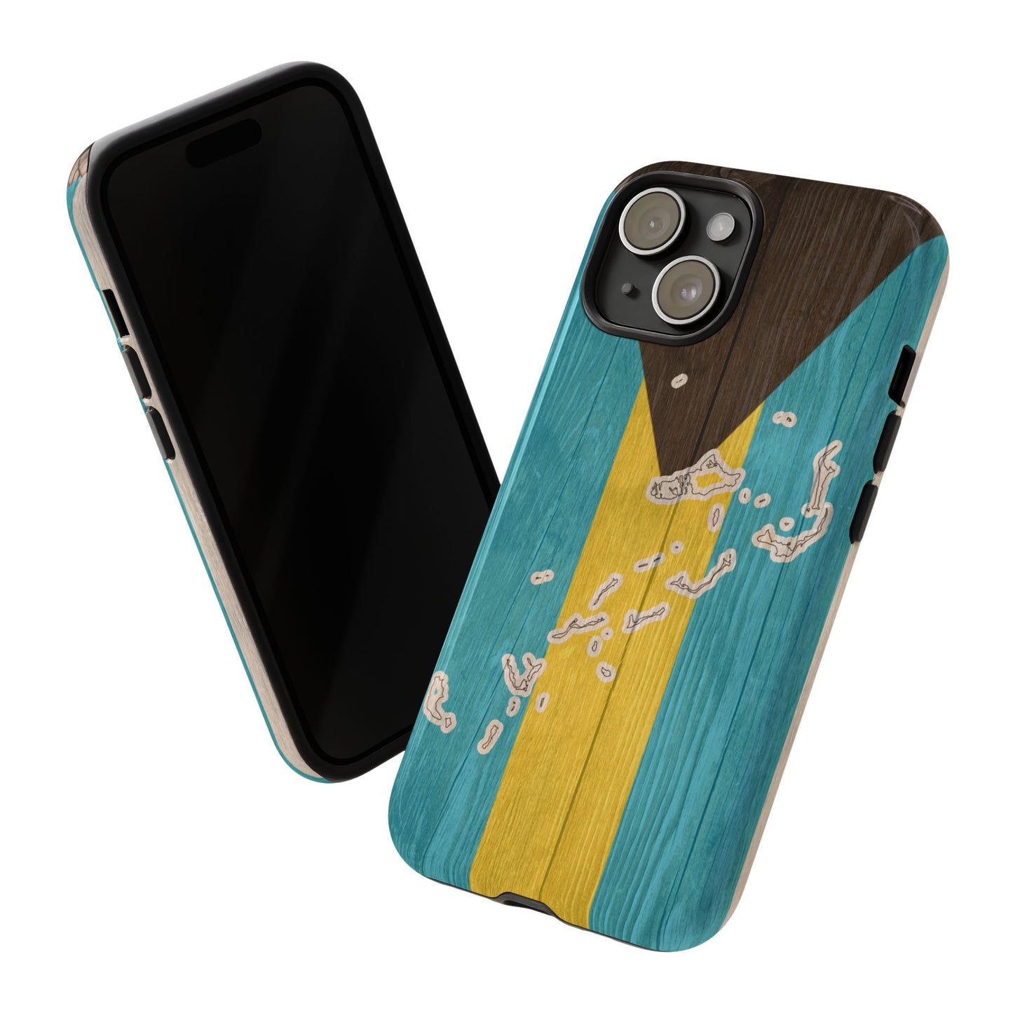 Bahamas Flag Phone Map Case Protective Tough Cover Flag of Bahamas Samsung Bahamian Pride Hard Plastic Back Bahamas Flag Cover