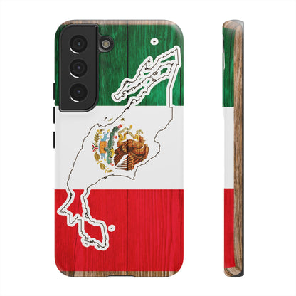 Phone Case, Mexican Flag Tough Case, Patriotic Mexico Phone Cover, Rugged Phone Protector, National Flag Phone Sleeve, Cinco de Mayo Gift