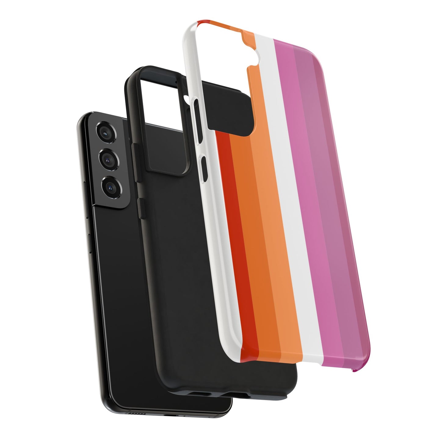Lesbian Flag tough Impact-Resistant Phone Case