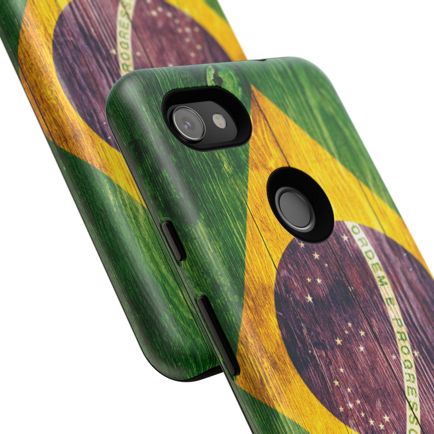 Brazil Phone Case Protective Tough Cover Flag of Brazil Samsung Brazilian Pride Hard Plastic Back Brazil Flag Cover IPhone Souvenir Gift Protective Case