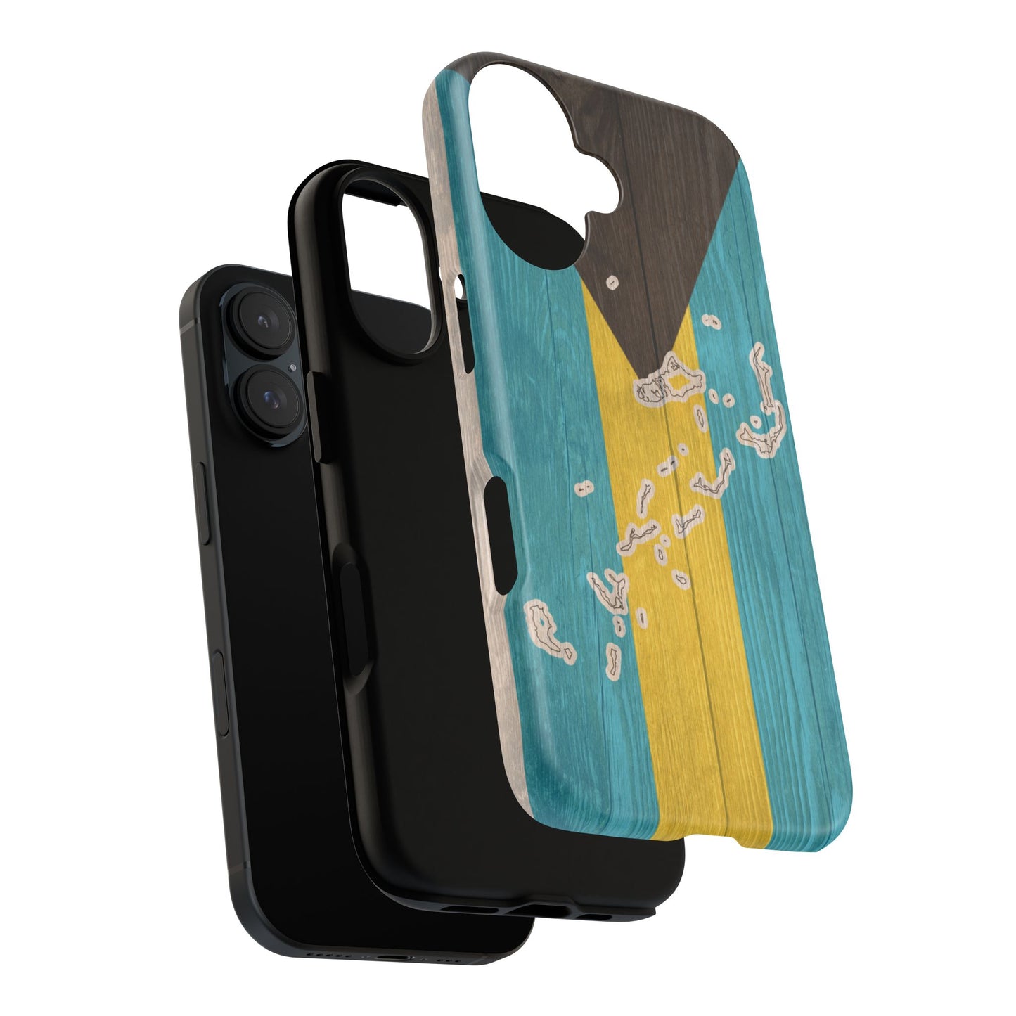 Bahamas Flag Phone Map Case Protective Tough Cover Flag of Bahamas Samsung Bahamian Pride Hard Plastic Back Bahamas Flag Cover