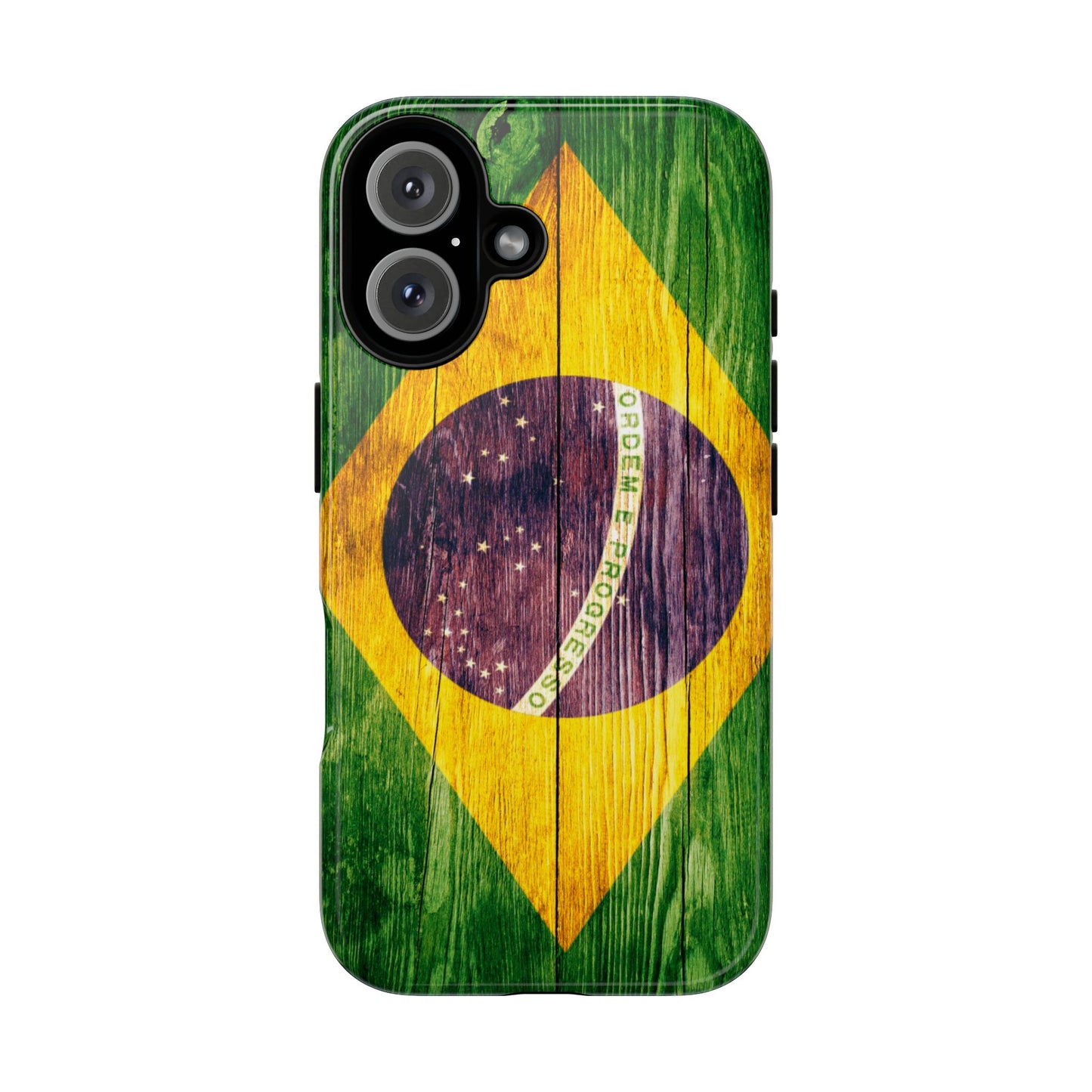 Brazil Phone Case Protective Tough Cover Flag of Brazil Samsung Brazilian Pride Hard Plastic Back Brazil Flag Cover IPhone Souvenir Gift Protective Case