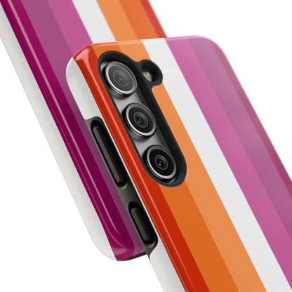Lesbian Flag tough Impact-Resistant Phone Case