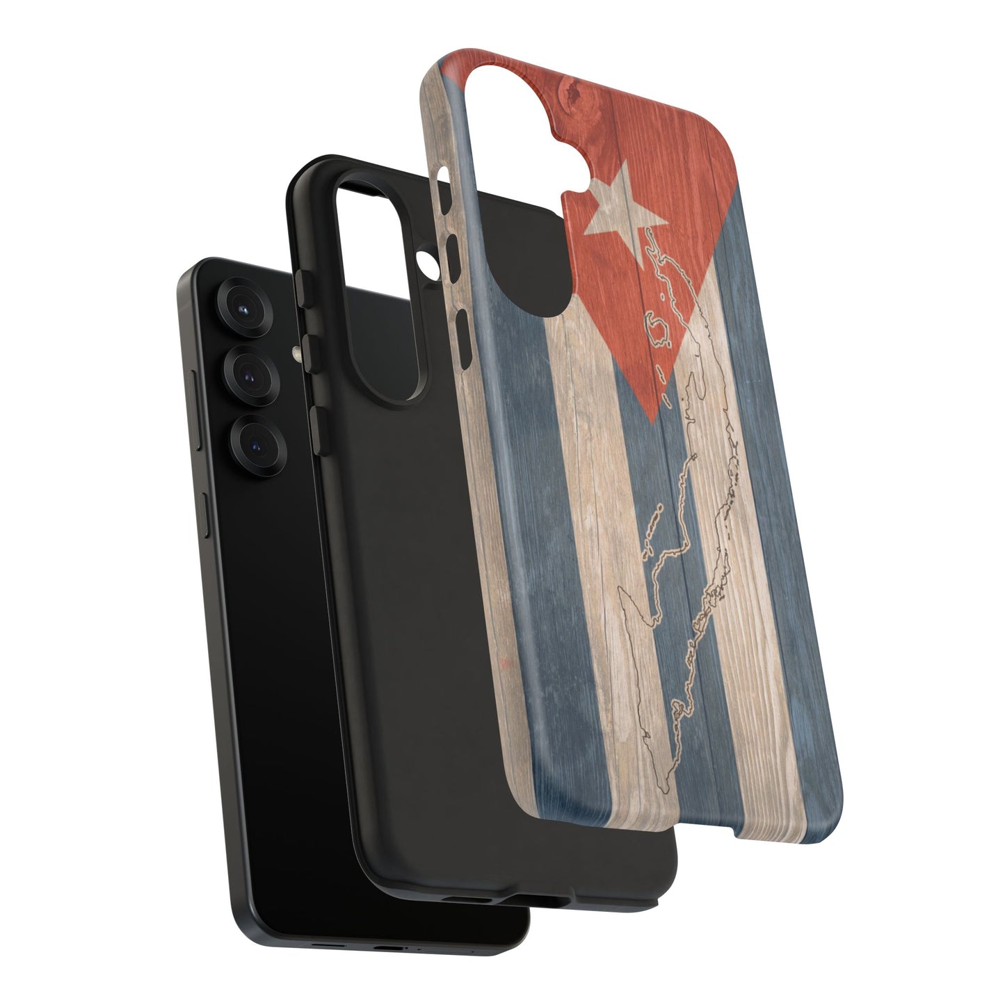 Phone Case Cuban Flag iPhone Case Protective Tough Cover Flag of Cuba Samsung Galaxy Cuban Pride Huawei P40 Lite Hard Plastic Back