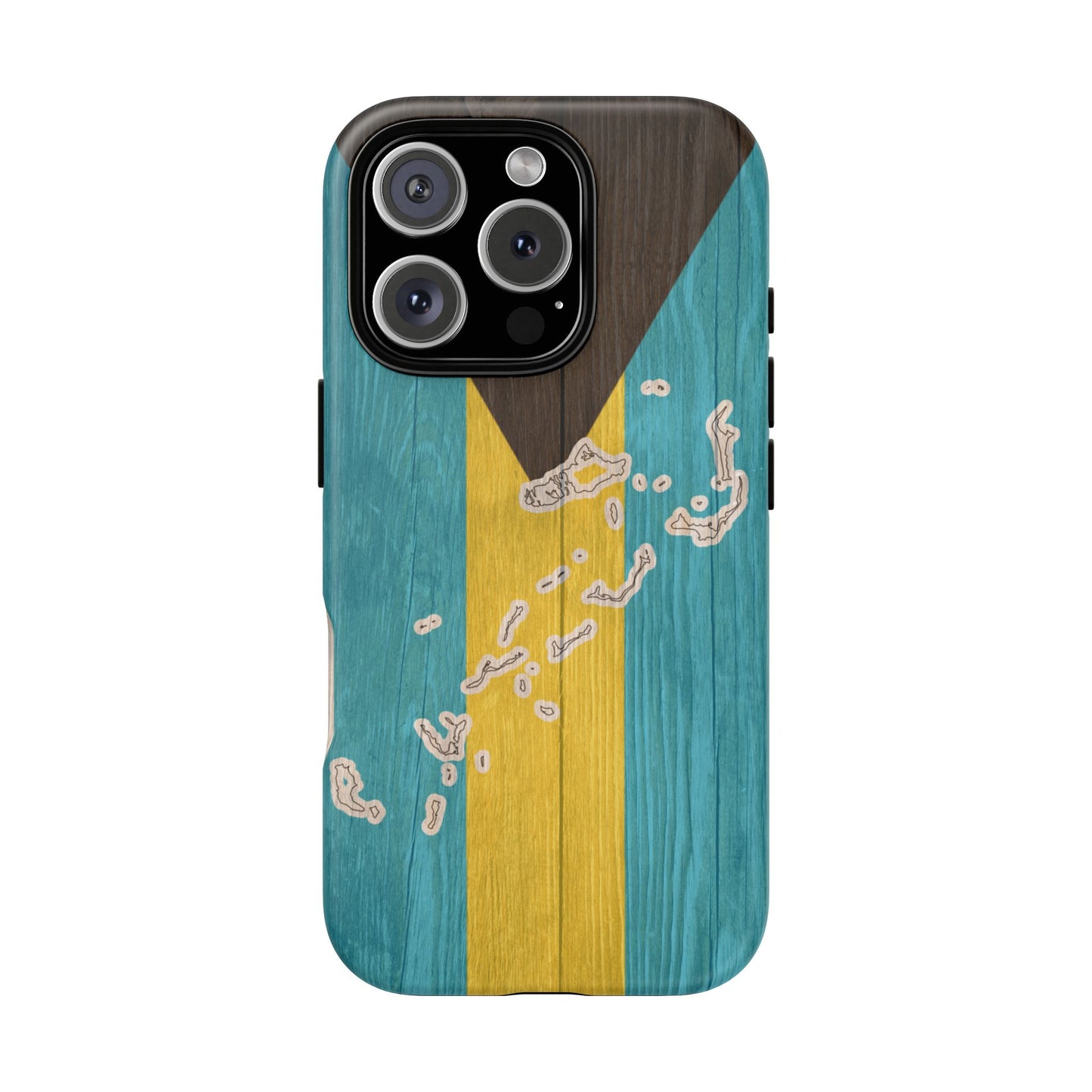 Bahamas Flag Phone Map Case Protective Tough Cover Flag of Bahamas Samsung Bahamian Pride Hard Plastic Back Bahamas Flag Cover