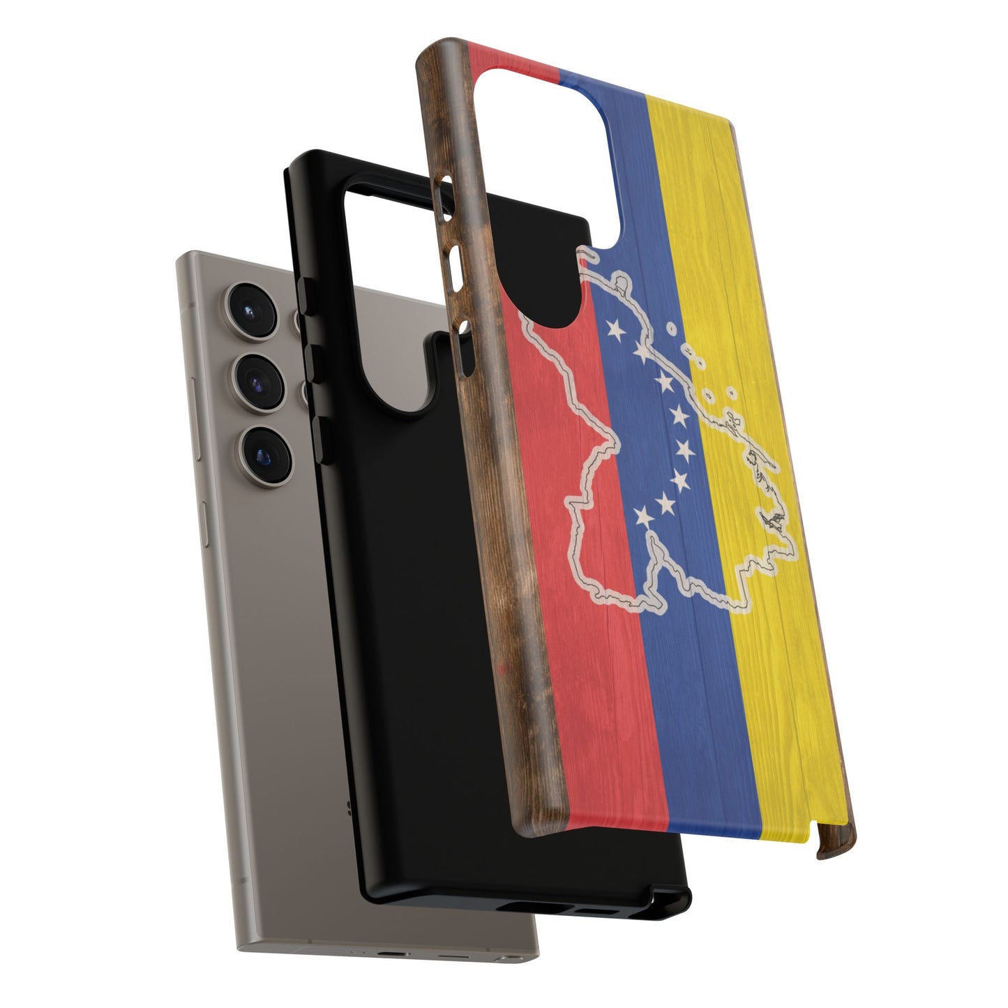 Venezuela Flag Phone Map Case Protective Tough Cover Flag of Venezuela Samsung Venezuelan Pride Hard Plastic Back Venezuela Map Cover