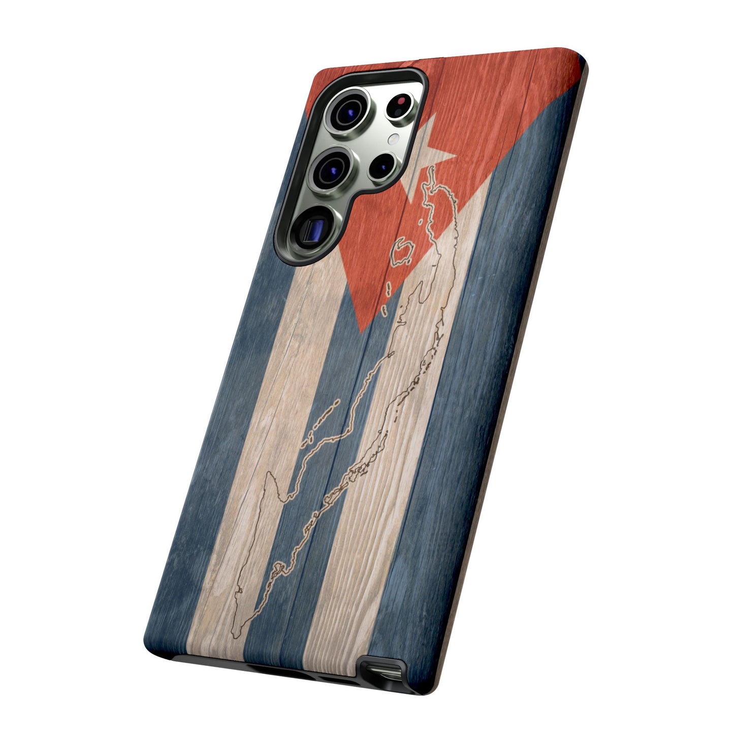 Phone Case Cuban Flag iPhone Case Protective Tough Cover Flag of Cuba Samsung Galaxy Cuban Pride Huawei P40 Lite Hard Plastic Back