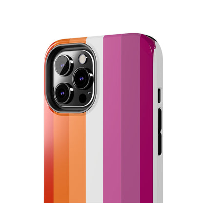 Lesbian Flag tough Impact-Resistant Phone Case
