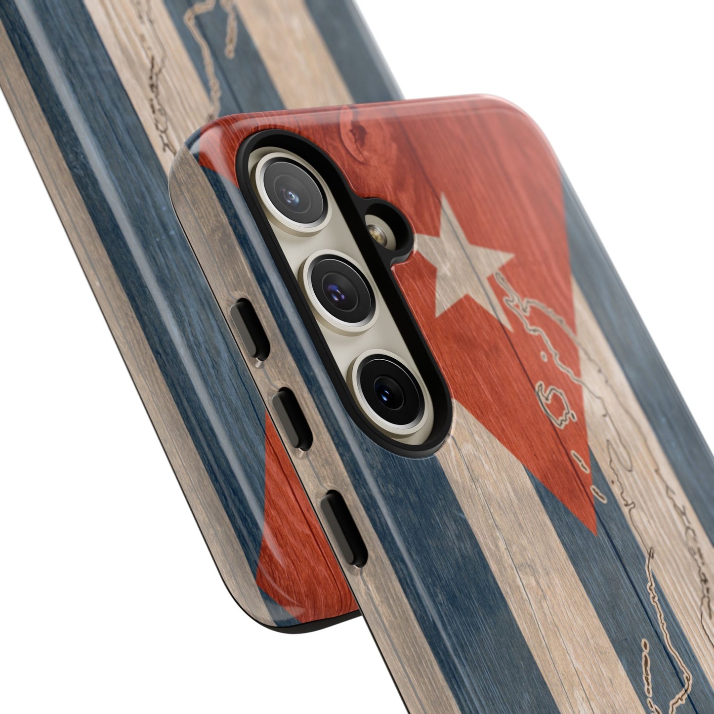 Phone Case Cuban Flag iPhone Case Protective Tough Cover Flag of Cuba Samsung Galaxy Cuban Pride Huawei P40 Lite Hard Plastic Back