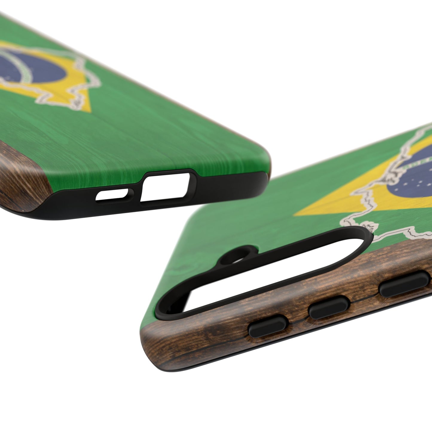 Brazil Flag Phone Map Case Protective Tough Cover Flag of Brazil Samsung Brazilian Pride Hard Plastic Back Brazil Flag Cover