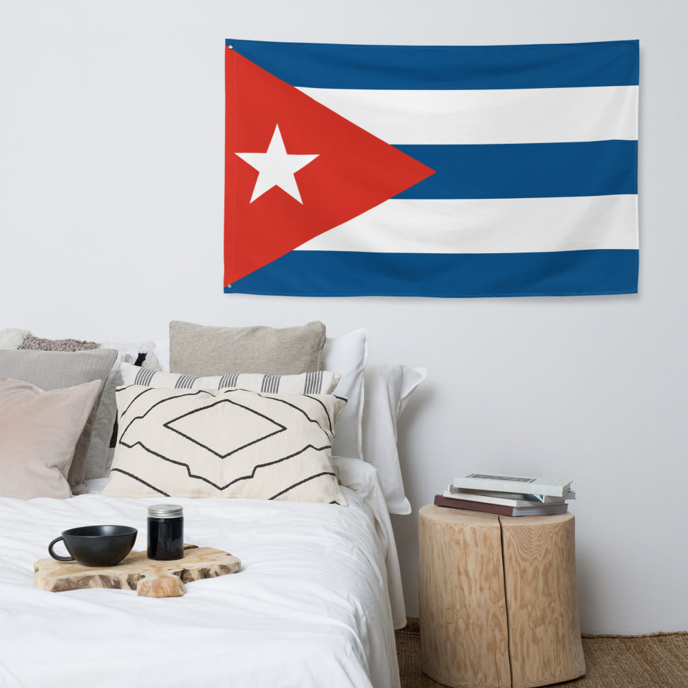 Double Sided Cuban Flag Decoration Outdoor Flag Patriotic Home Decor Cuba Flag Day Display Bandera de Cuba