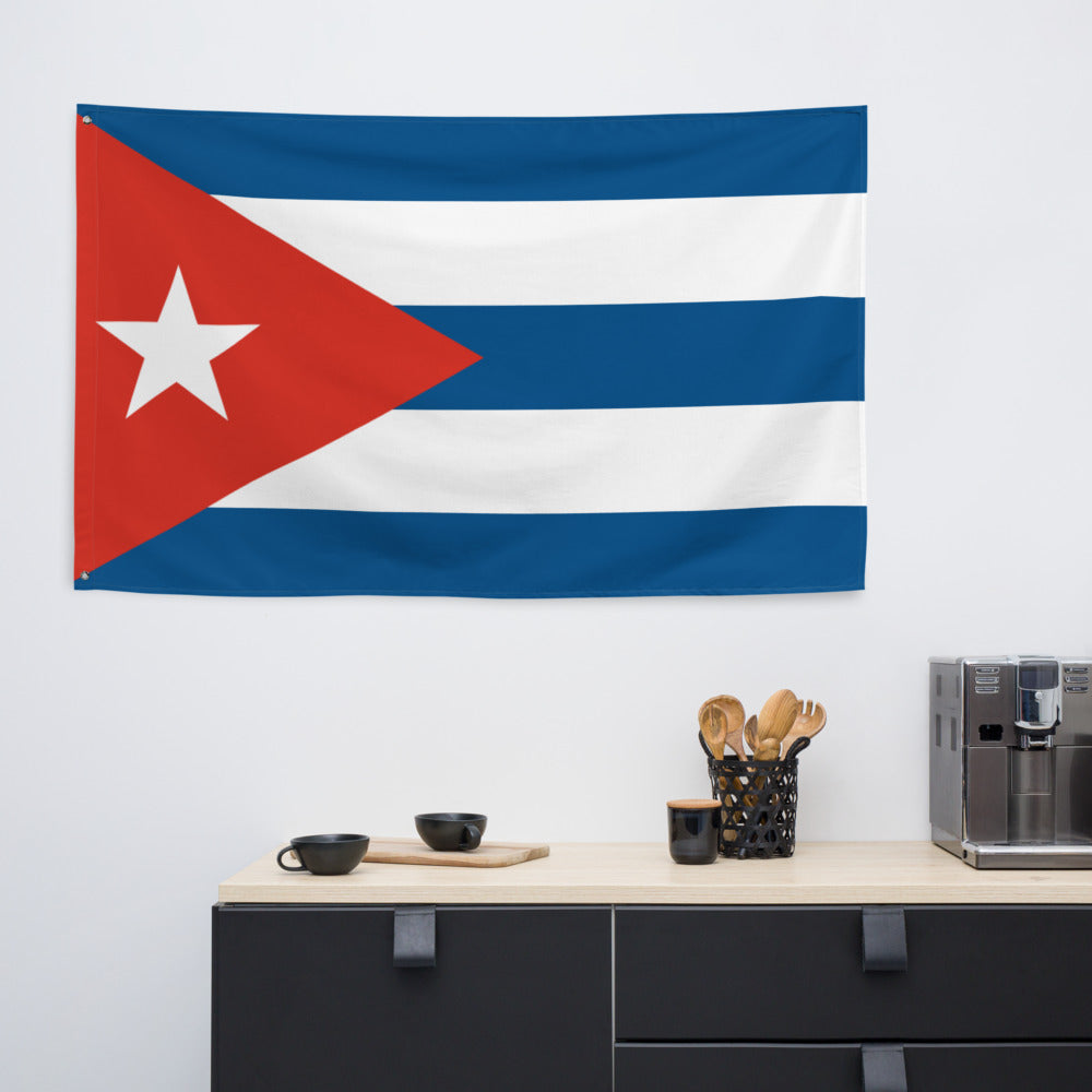 Double Sided Cuban Flag Decoration Outdoor Flag Patriotic Home Decor Cuba Flag Day Display Bandera de Cuba