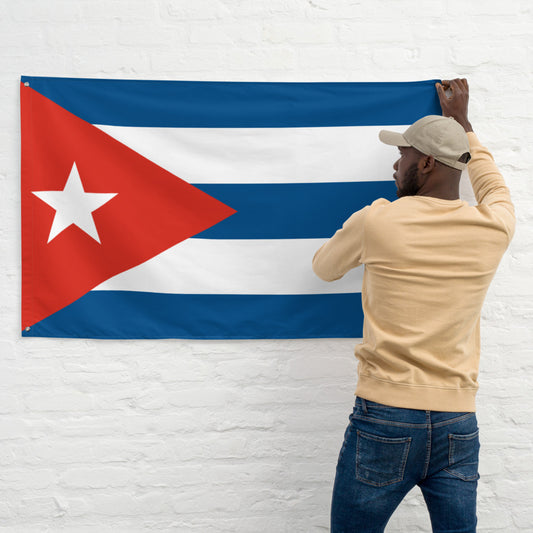 Double Sided Cuban Flag Decoration Outdoor Flag Patriotic Home Decor Cuba Flag Day Display Bandera de Cuba