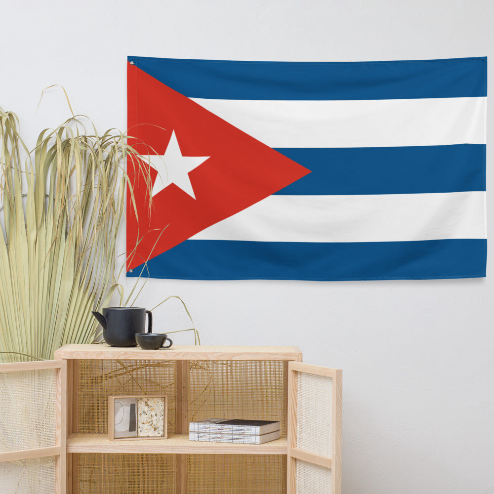 Double Sided Cuban Flag Decoration Outdoor Flag Patriotic Home Decor Cuba Flag Day Display Bandera de Cuba