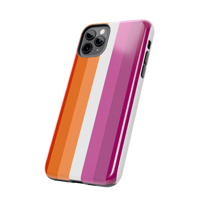 Lesbian Flag tough Impact-Resistant Phone Case