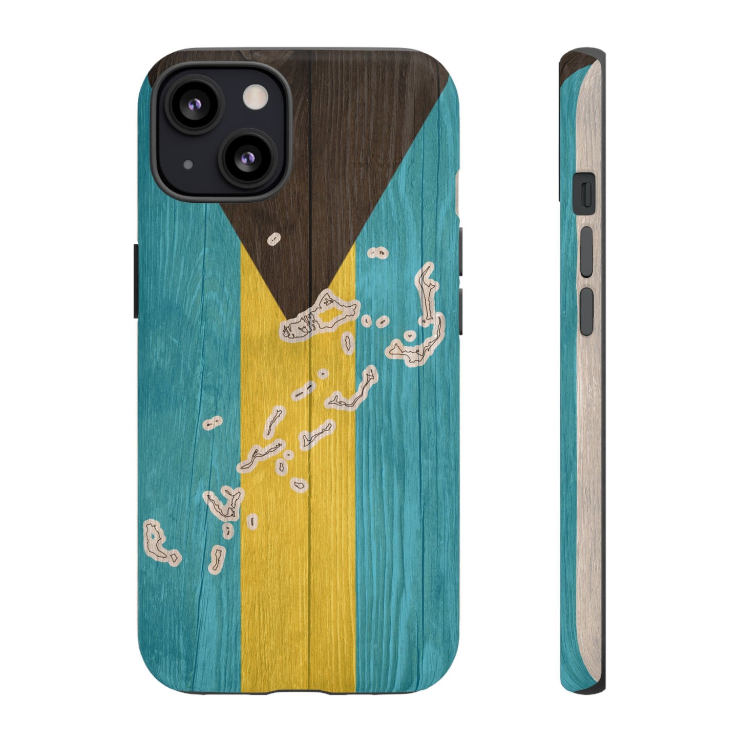 Bahamas Flag Phone Map Case Protective Tough Cover Flag of Bahamas Samsung Bahamian Pride Hard Plastic Back Bahamas Flag Cover