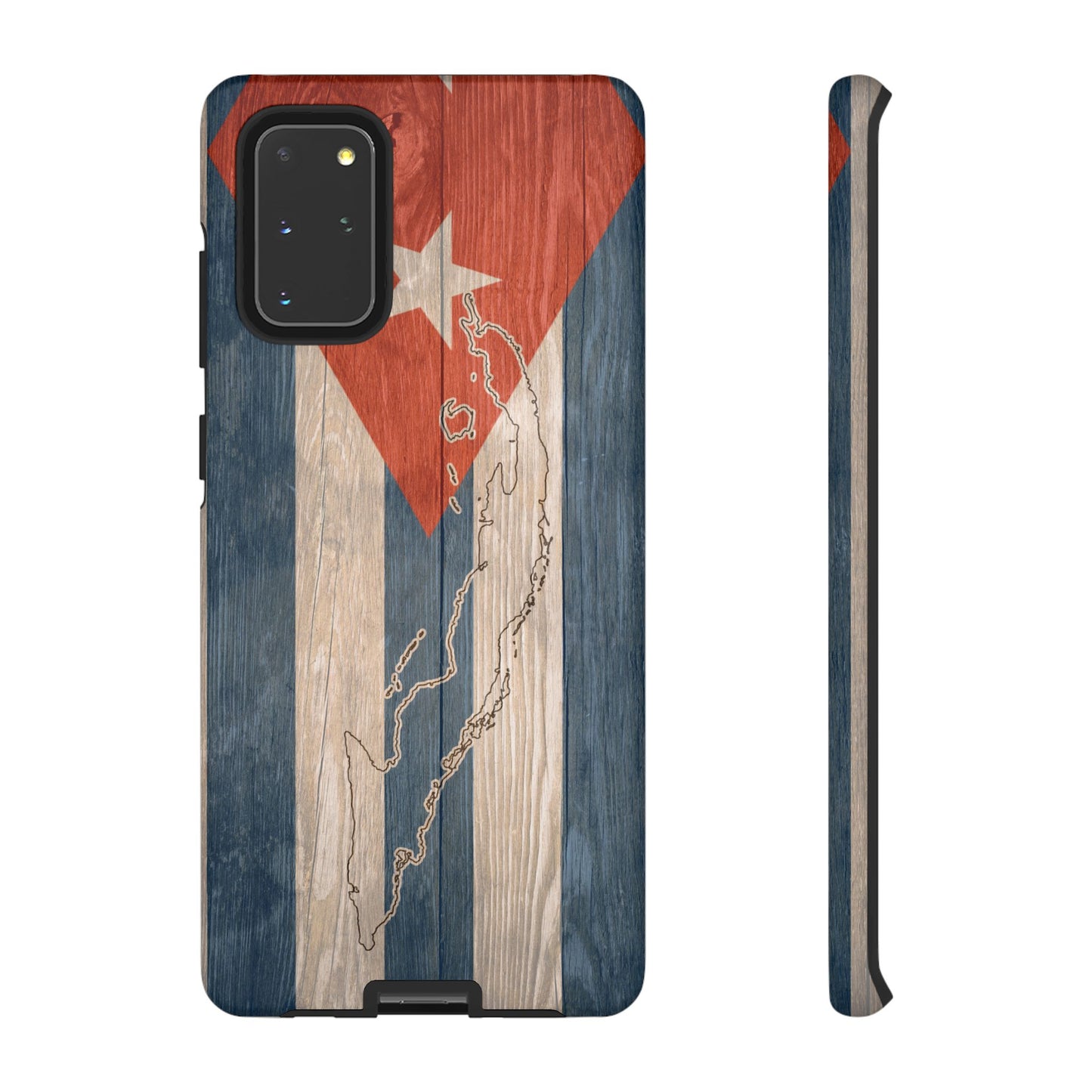 Phone Case Cuban Flag iPhone Case Protective Tough Cover Flag of Cuba Samsung Galaxy Cuban Pride Huawei P40 Lite Hard Plastic Back