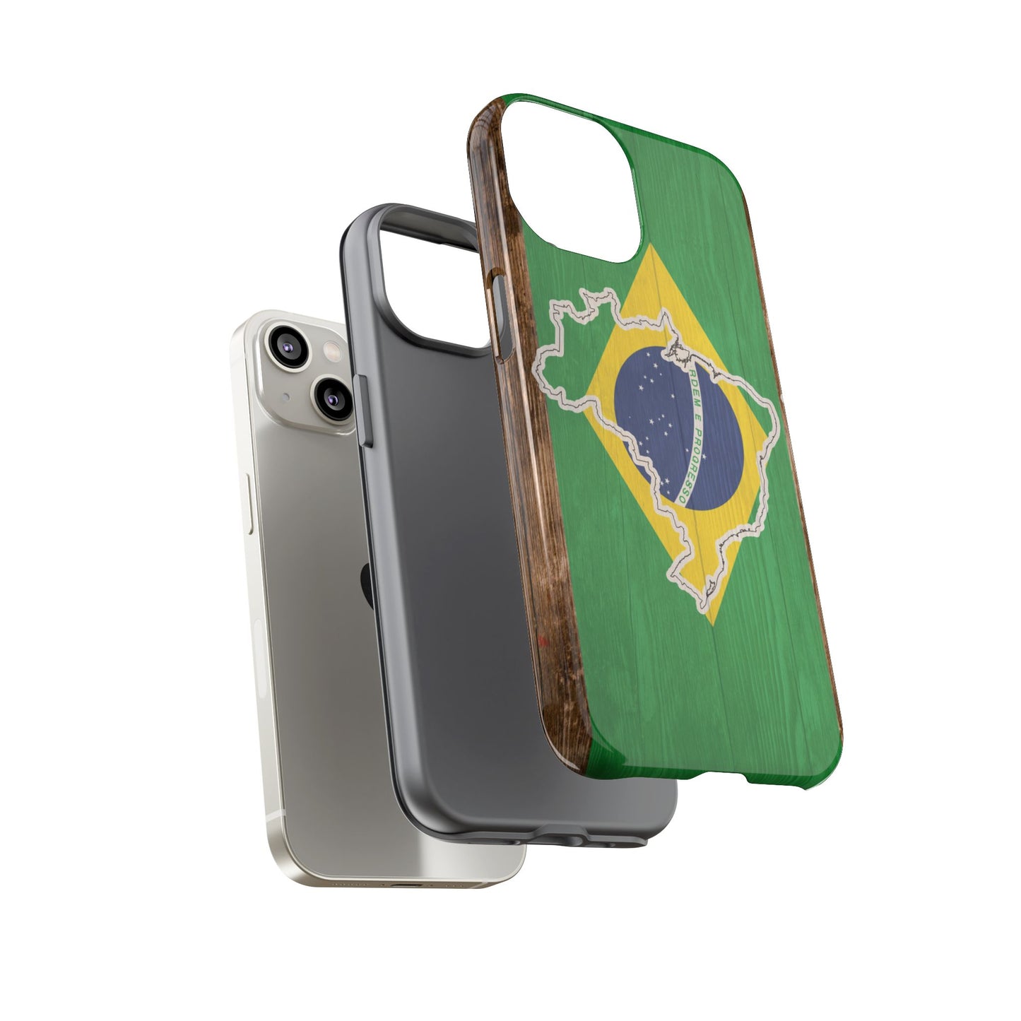 Brazil Flag Phone Map Case Protective Tough Cover Flag of Brazil Samsung Brazilian Pride Hard Plastic Back Brazil Flag Cover