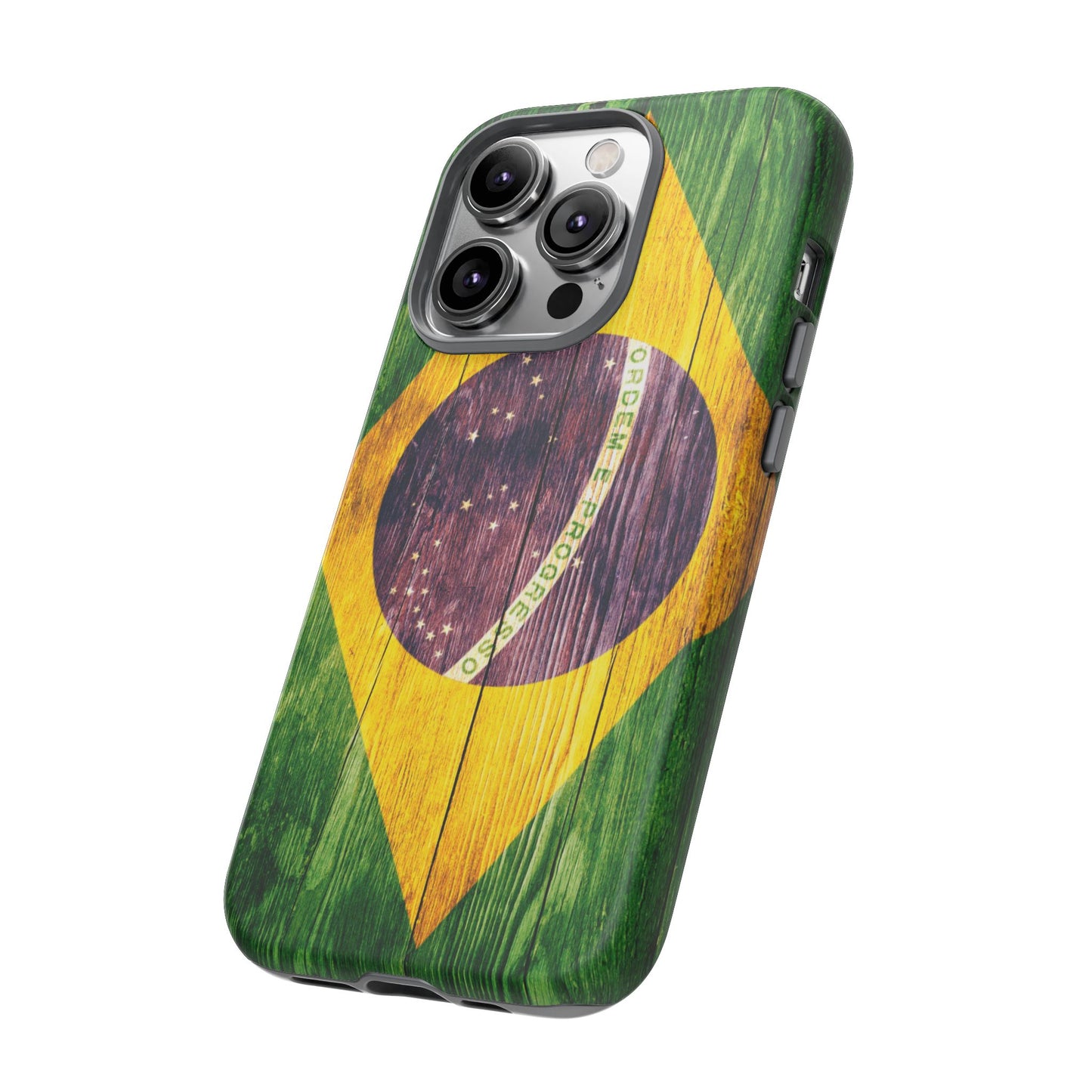 Brazil Phone Case Protective Tough Cover Flag of Brazil Samsung Brazilian Pride Hard Plastic Back Brazil Flag Cover IPhone Souvenir Gift Protective Case