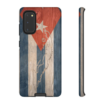 Phone Case Cuban Flag iPhone Case Protective Tough Cover Flag of Cuba Samsung Galaxy Cuban Pride Huawei P40 Lite Hard Plastic Back