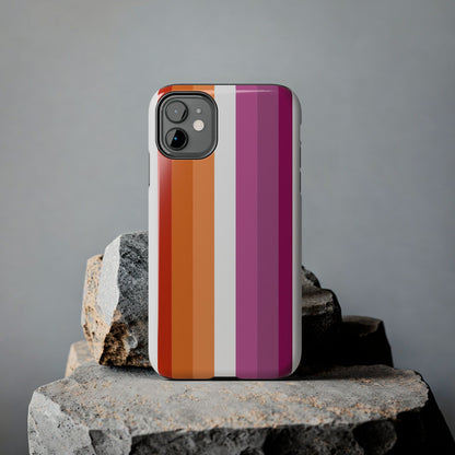 Lesbian Flag tough Impact-Resistant Phone Case