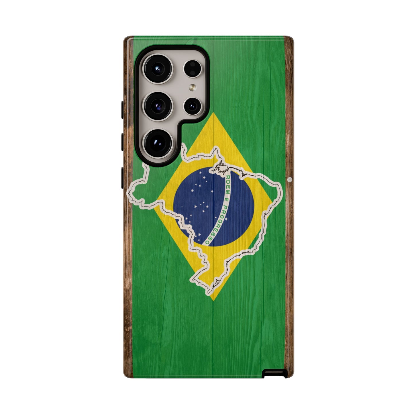 Brazil Flag Phone Map Case Protective Tough Cover Flag of Brazil Samsung Brazilian Pride Hard Plastic Back Brazil Flag Cover