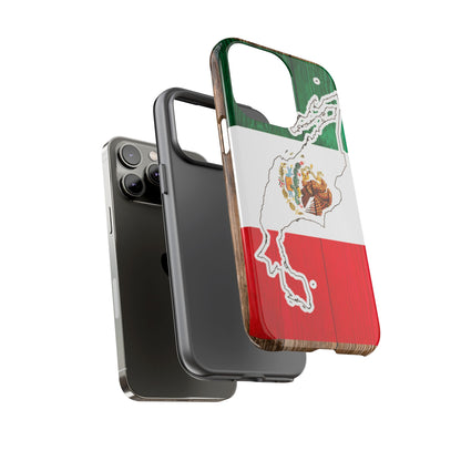 Phone Case, Mexican Flag Tough Case, Patriotic Mexico Phone Cover, Rugged Phone Protector, National Flag Phone Sleeve, Cinco de Mayo Gift