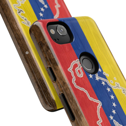 Venezuela Flag Phone Map Case Protective Tough Cover Flag of Venezuela Samsung Venezuelan Pride Hard Plastic Back Venezuela Map Cover