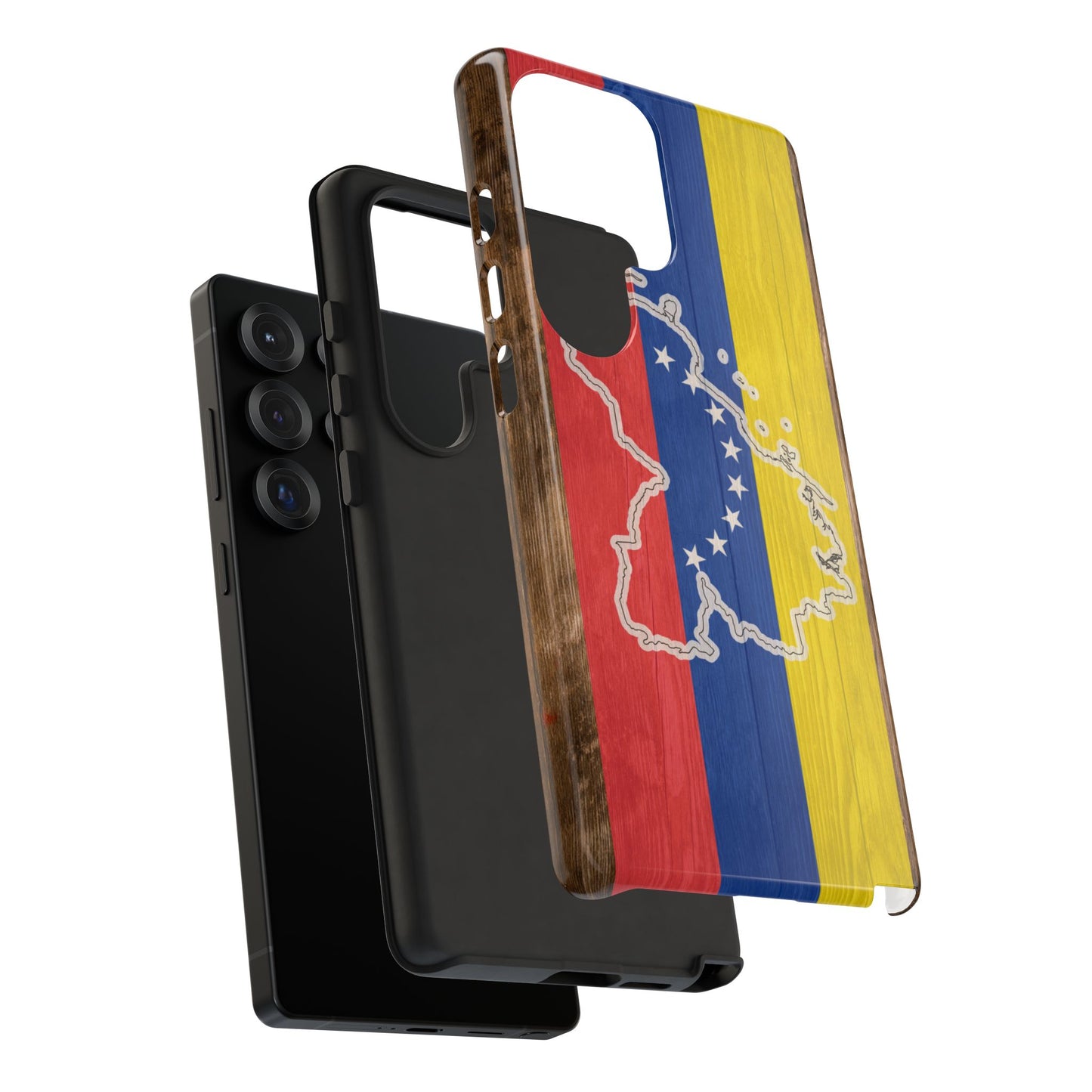 Venezuela Flag Phone Map Case Protective Tough Cover Flag of Venezuela Samsung Venezuelan Pride Hard Plastic Back Venezuela Map Cover
